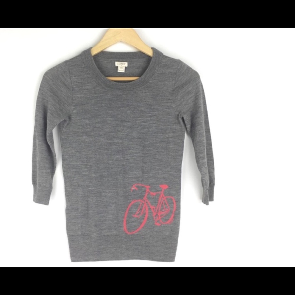J.Crew merino wool bicycle sweater